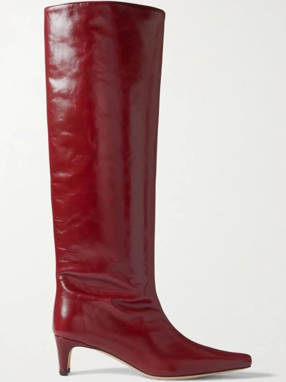 NIB STAUD Wally leather knee boots